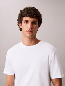 Script Logo Tee, Bright White, hi-res