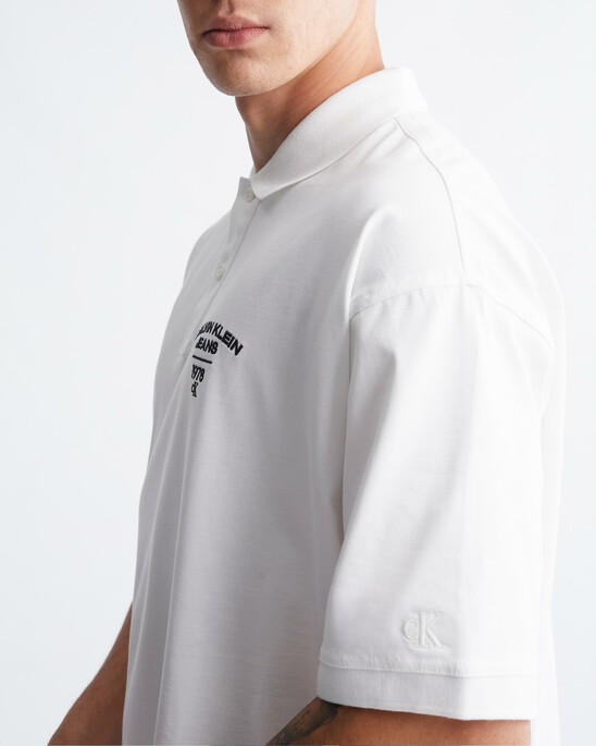 Varsity Curved Logo Polo