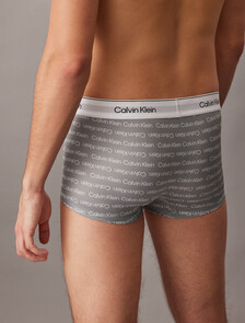 Icon Cotton Stretch Limited Edition Low Rise Trunk, CORE LOGO_GREY HEATHER, hi-res