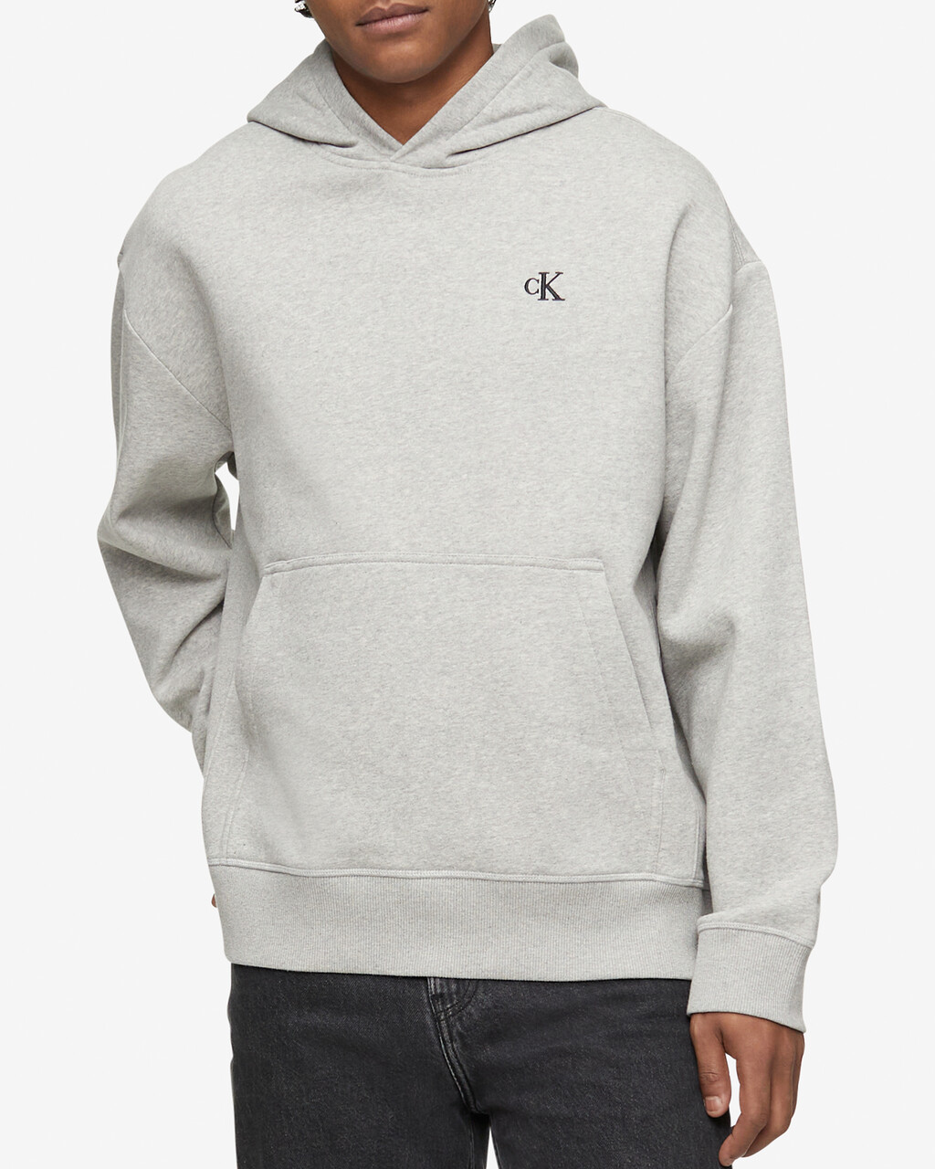 Hero Logo Terry Hoodie, Heroic Grey Heather, hi-res