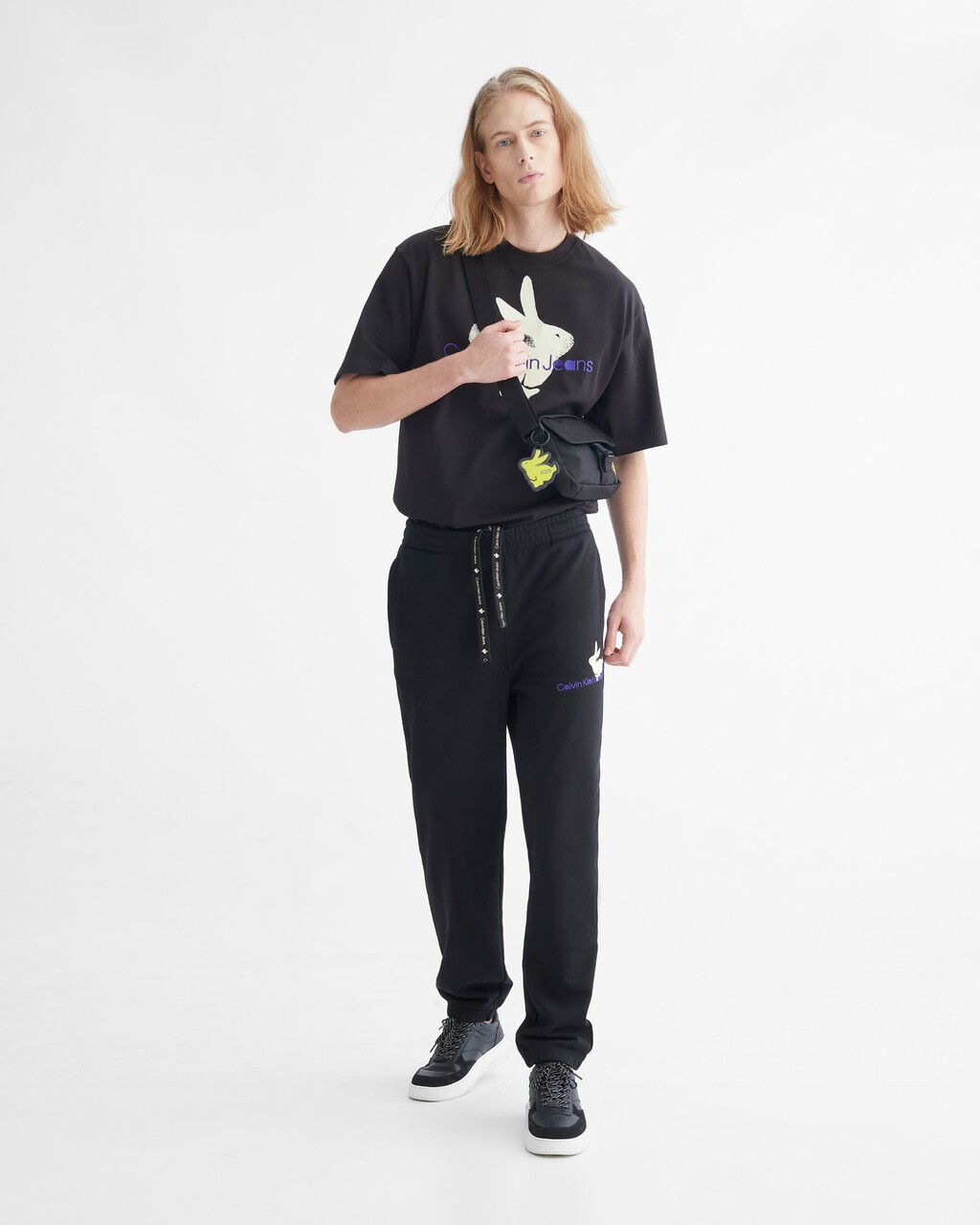 Year Of The Rabbit Sweatpants, CK BLACK, hi-res