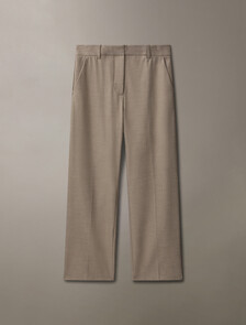 Refined Stretch Trousers, Driftwood Melange, hi-res