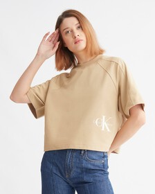 ARCHIVAL NEUTRALS RELAXED TOP, Travertine, hi-res