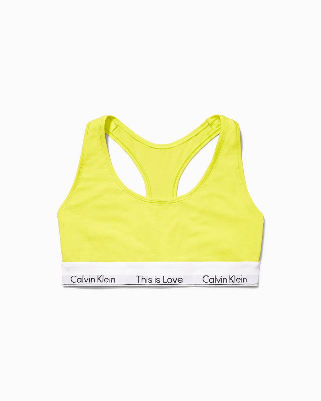 Modern Cotton Unlined Bralette, Citrina, hi-res
