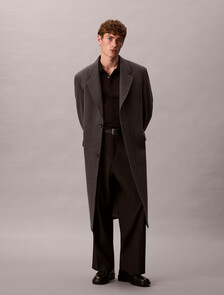 Luxe Cotton Long Sleeve Polo, Black, hi-res