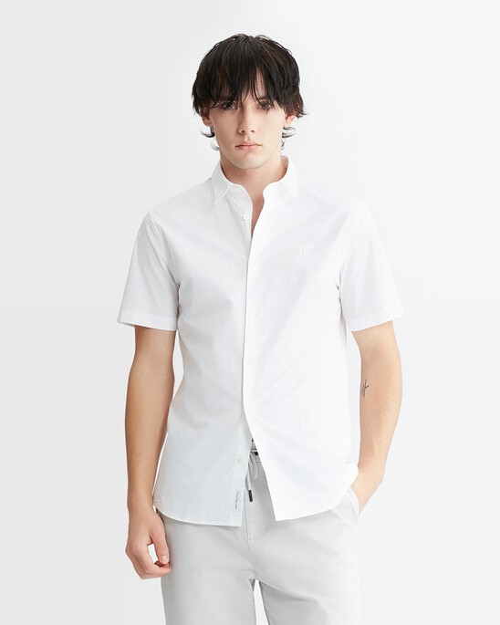 Tonal Monogram Short Sleeve Shirt