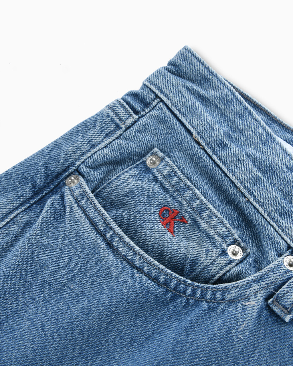 CK ONE ANKLE LENGTH WIDE JEANS, Denim Medium, hi-res