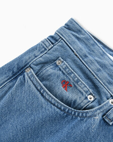 CK ONE ANKLE LENGTH WIDE JEANS, Denim Medium, hi-res