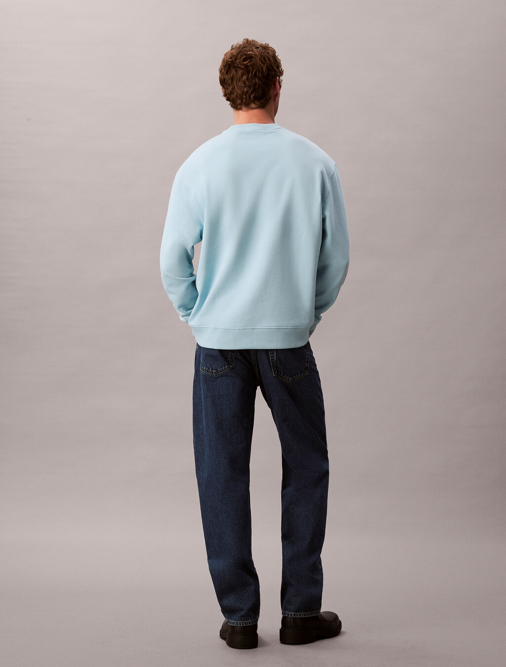 Oversized Monogram Sweatshirt, Stratosphere, hi-res