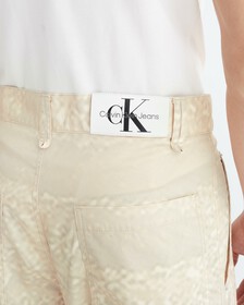 Wide Leg Printed Cargo Pants, Landscape Aop, hi-res