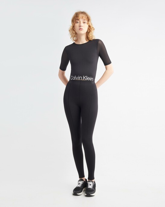 Effect Cropped Gym T-Shirt