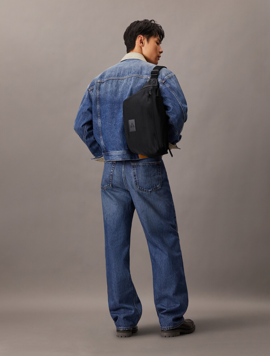 Oversized Bum Bag, Black, hi-res