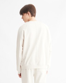 CK ATHLETIC SWEATSHIRT, CHALK, hi-res
