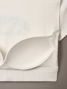 Heritage Classic Cotton Stretch T-Shirt Bralette, Tofu, hi-res