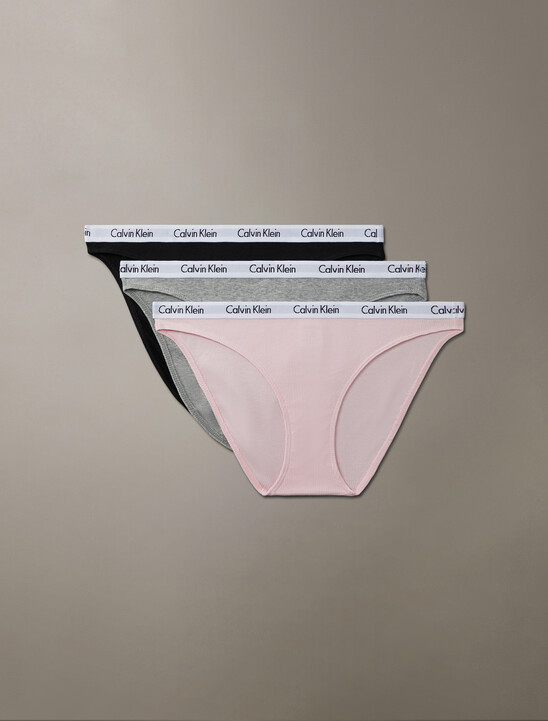 3 Pack Carousel Rib Knit Bikini