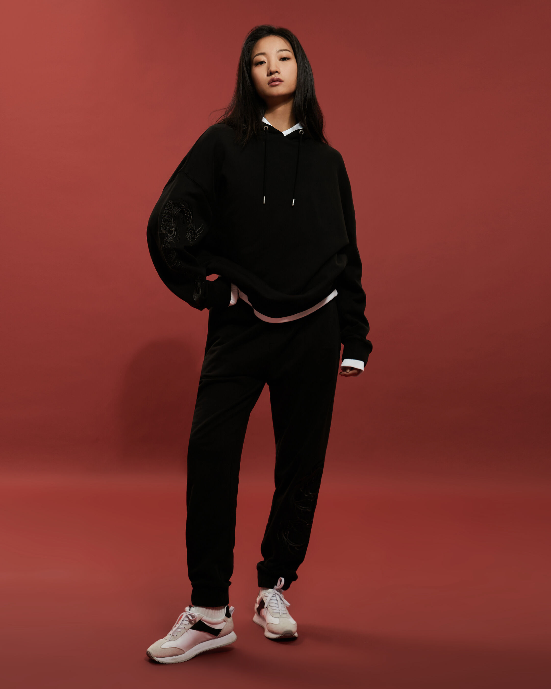 Year of the Dragon Unisex Sweatpants black Calvin Klein Singapore