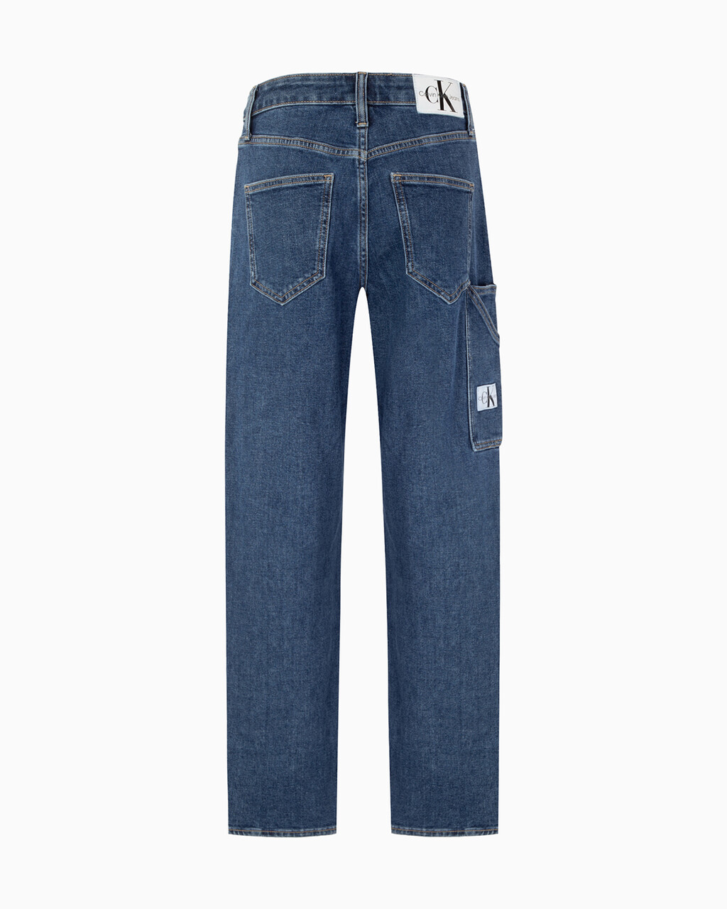 90S STRAIGHT BLUE STONEWASH UTILITY JEANS, Iconic Mid Blue, hi-res