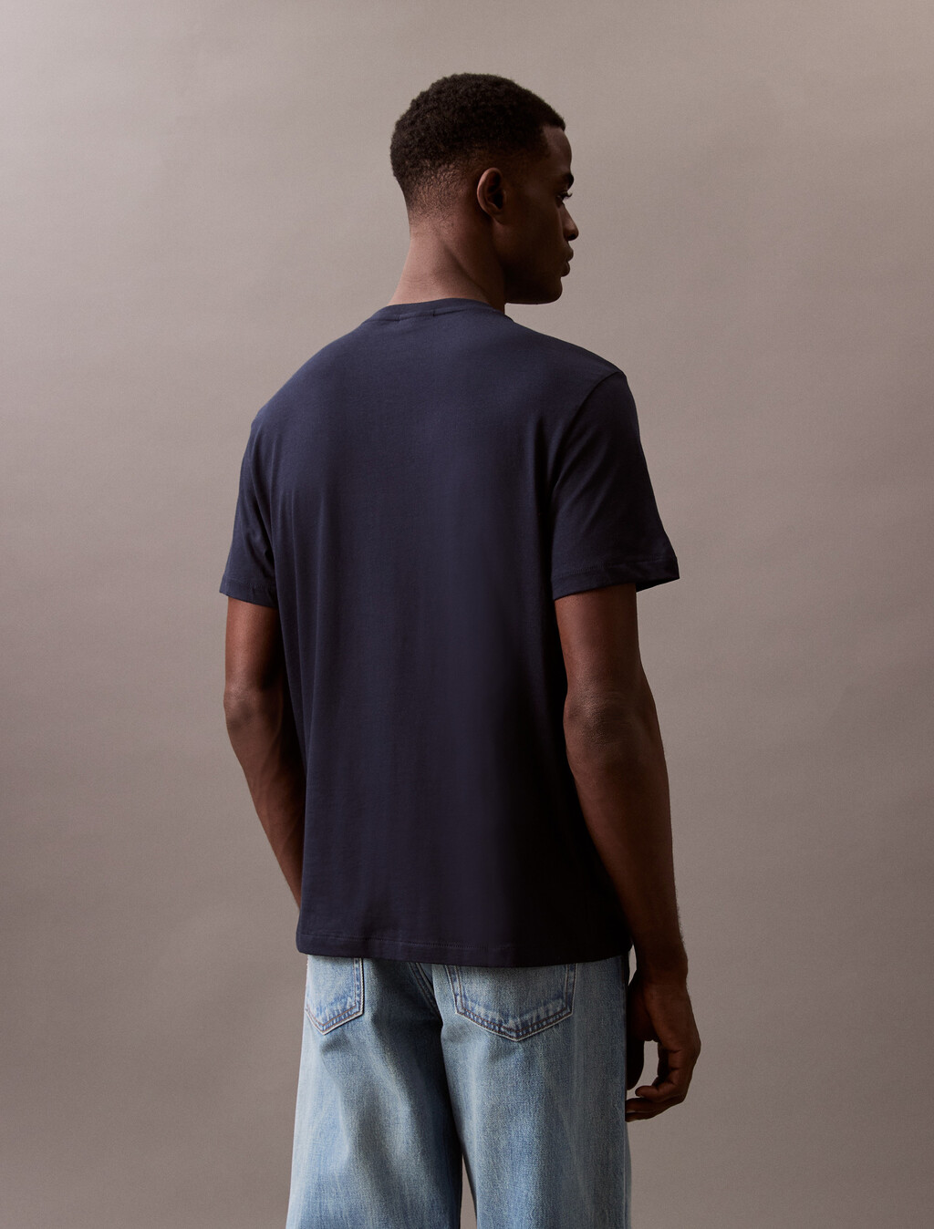 Solid Liquid Touch Crewneck Tee, Dark Sapphire, hi-res