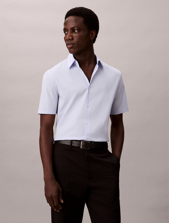 Stretch Cotton Slim Shirt