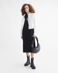 ARCHIVAL NEUTRALS MONOGRAM T-SHIRT DRESS, Ck Black, hi-res