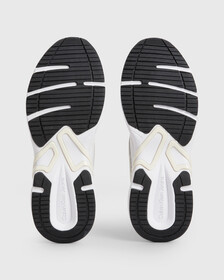 SUEDE AND MESH TRAINERS, White/Creamy White/Black, hi-res