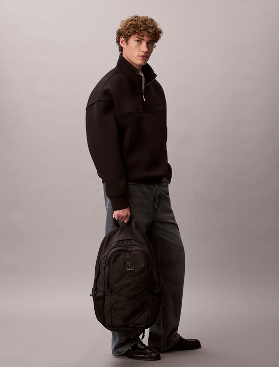 Water-Repellent Ripstop Logo Backpack
