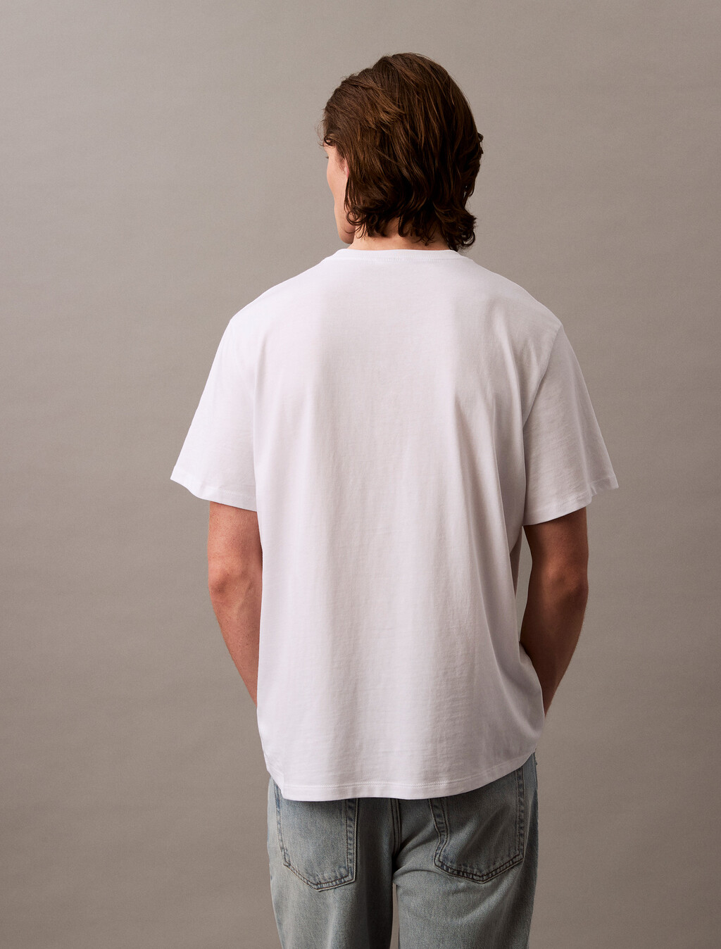 Relaxed Monogram T-shirt, Brilliant White, hi-res