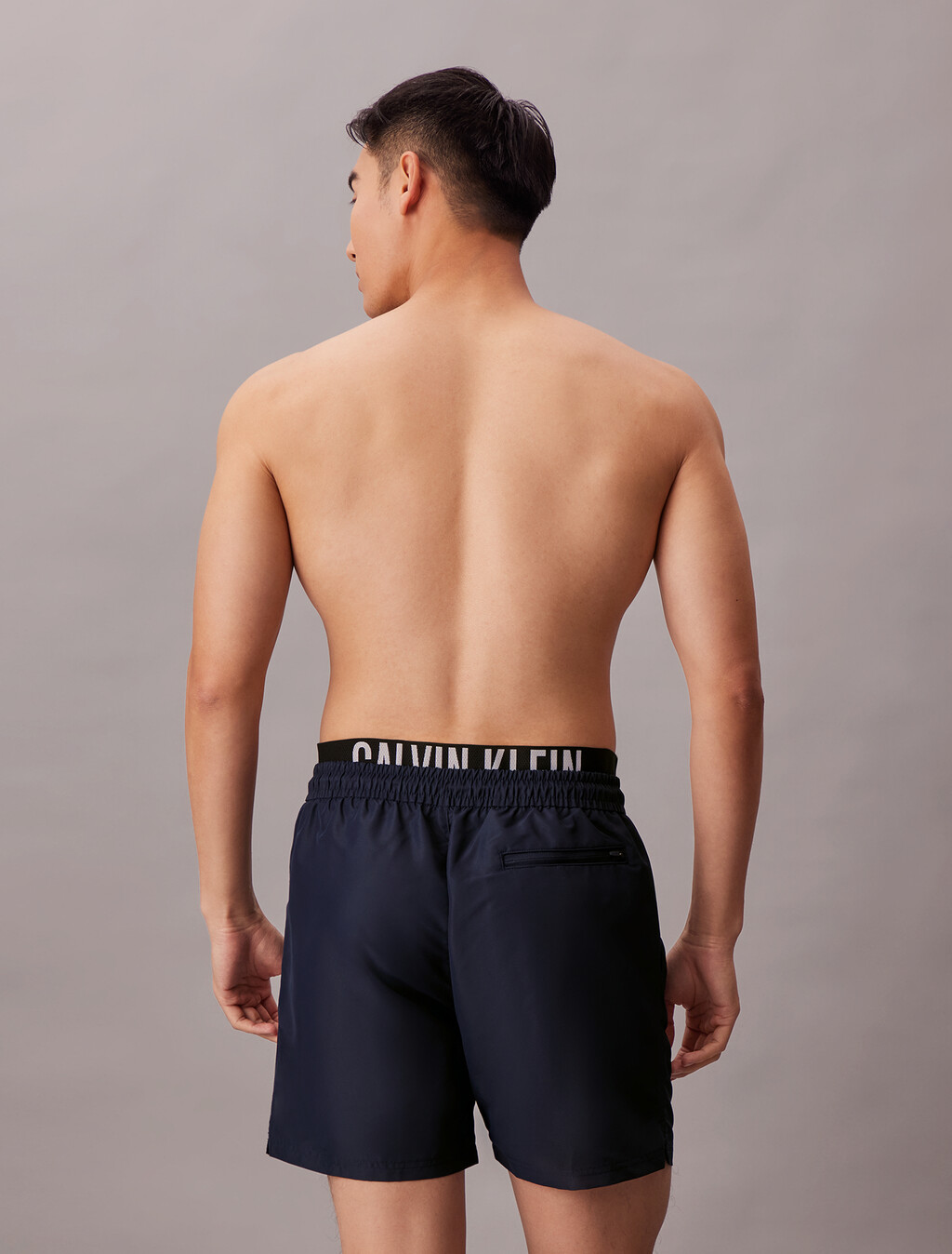 Double Waistband Swim Shorts - Intense Power, Shoreline, hi-res