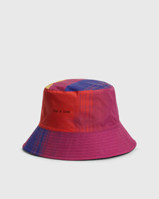PRIDE REVERSIBLE BUCKET HAT, Black/Print, hi-res