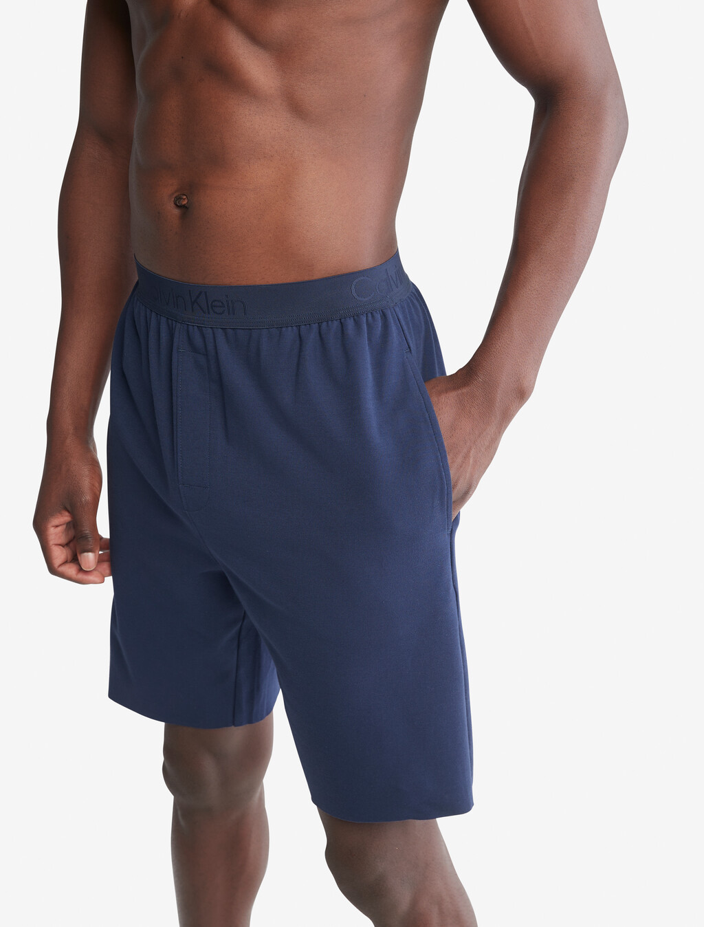 CK Black Sleep Short, BLUE SHADOW, hi-res
