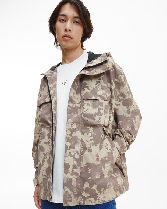 RECYCLED POLYESTER HOODED WINDBREAKER