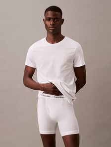 Cotton Classics Crewneck Tee 3 Pack, WHITE/WHITE/WHITE, hi-res
