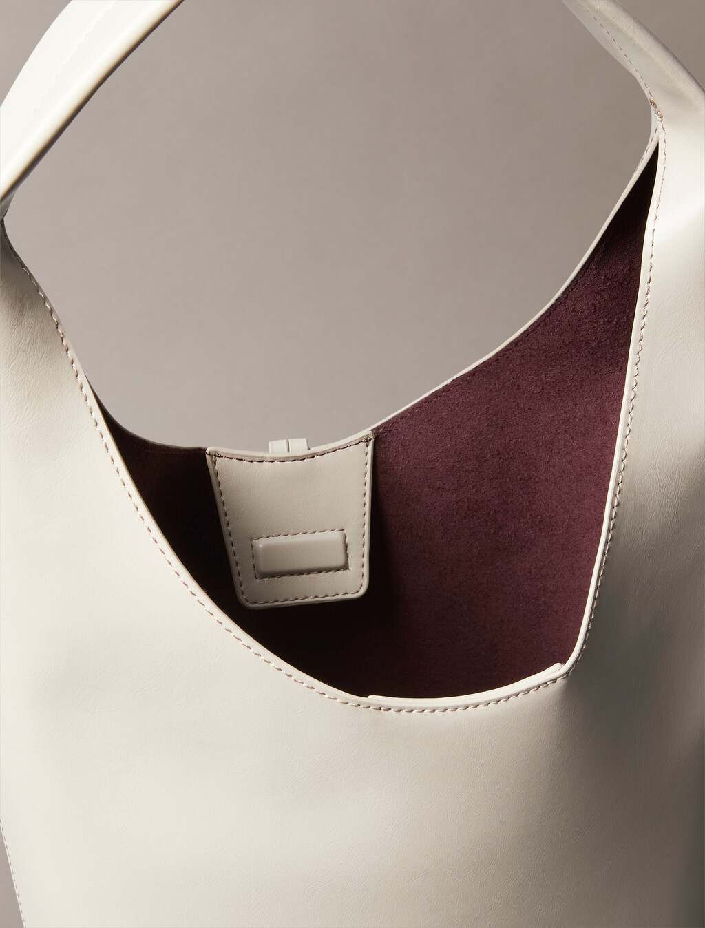 Stone Lock Slouchy Small Shoulder Bag, Chateau, hi-res