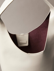 Stone Lock Slouchy Small Shoulder Bag, Chateau, hi-res
