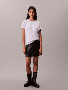 Relaxed Standard Logo Crewneck Tee, Lacey Lilac, hi-res