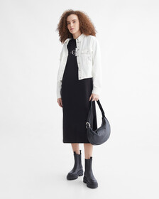 MODERN NEUTRALS CROPPED UTILITY SHIRT, Denim Light, hi-res