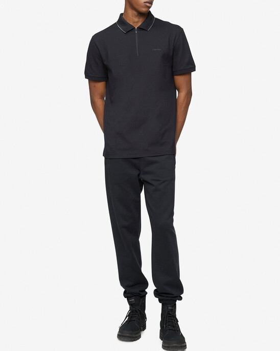 CALVIN KLEIN MOVE ZIP UP POLO