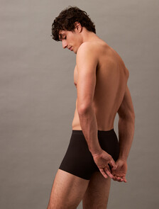 CK Black Bonded Micro Low Rise Trunks, Black, hi-res