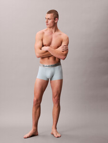 Brushed Microfiber Stretch Low Rise Trunk, Gentle Aqua, hi-res