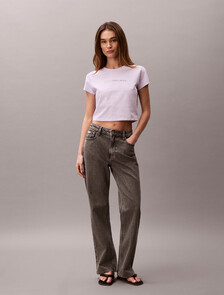Institutional Baby Tee, Island Lilac, hi-res