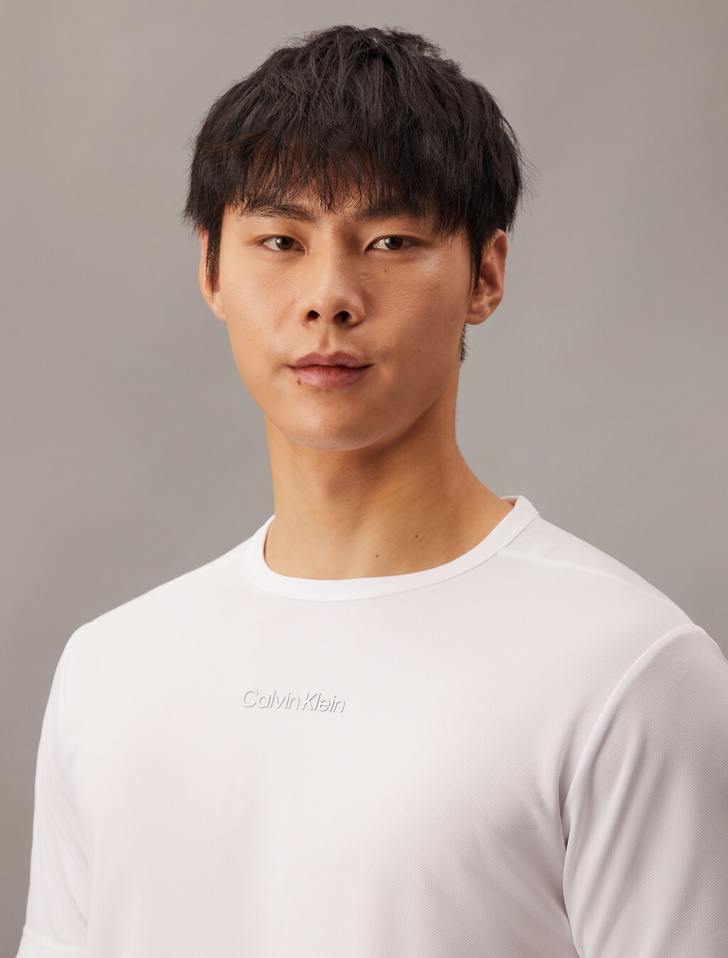 Essentials Logo Tee, Classic White, hi-res