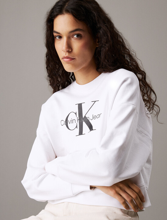 Cropped Monogram Sweatshirt