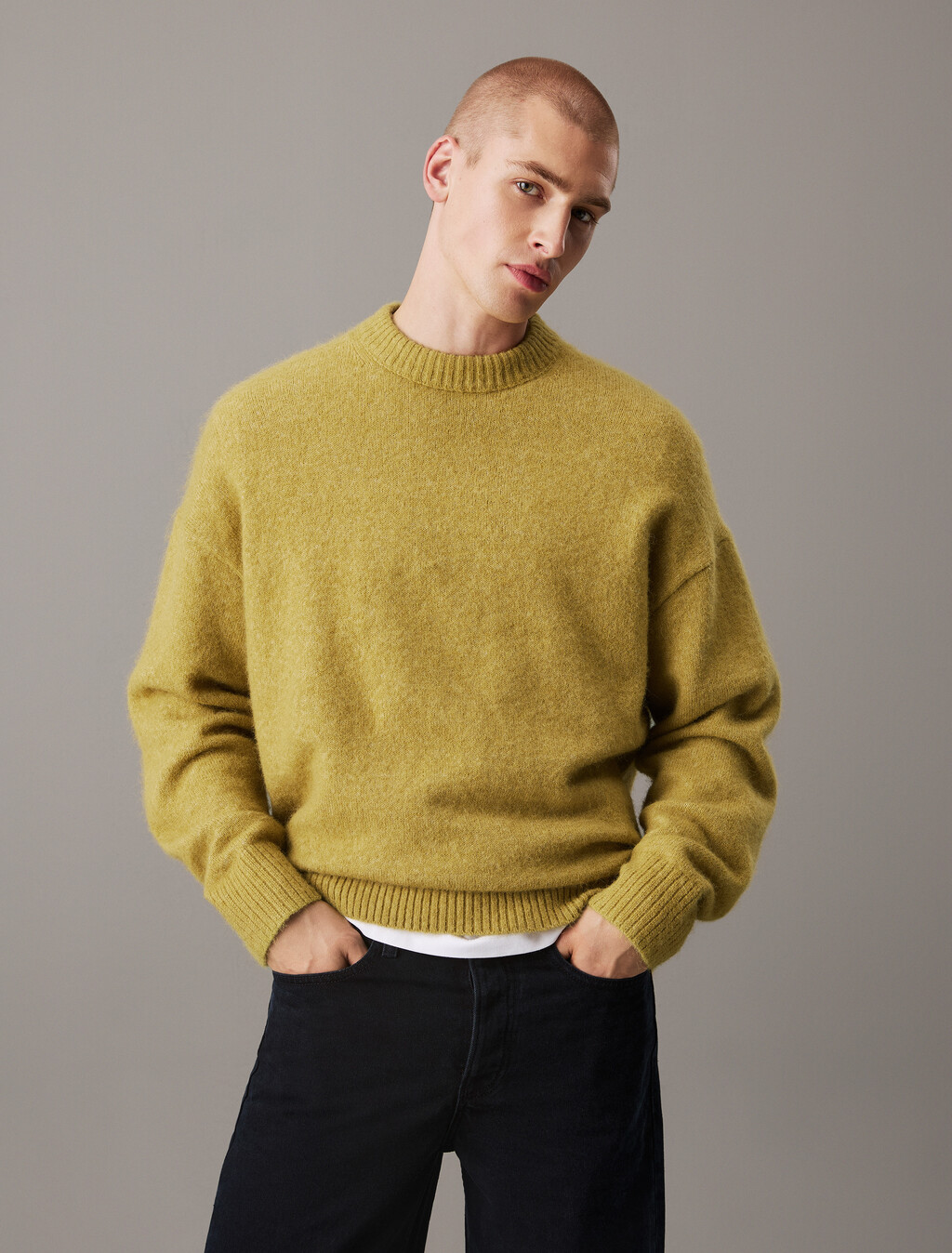 Plush Wool Blend Jumper, Willow, hi-res