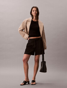 Slim Cable Knit Cardigan, Island Lilac, hi-res