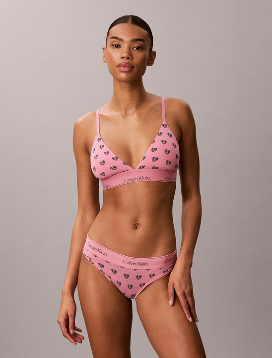 Icon Cotton Modal Lightly Lined Triangle Bralette