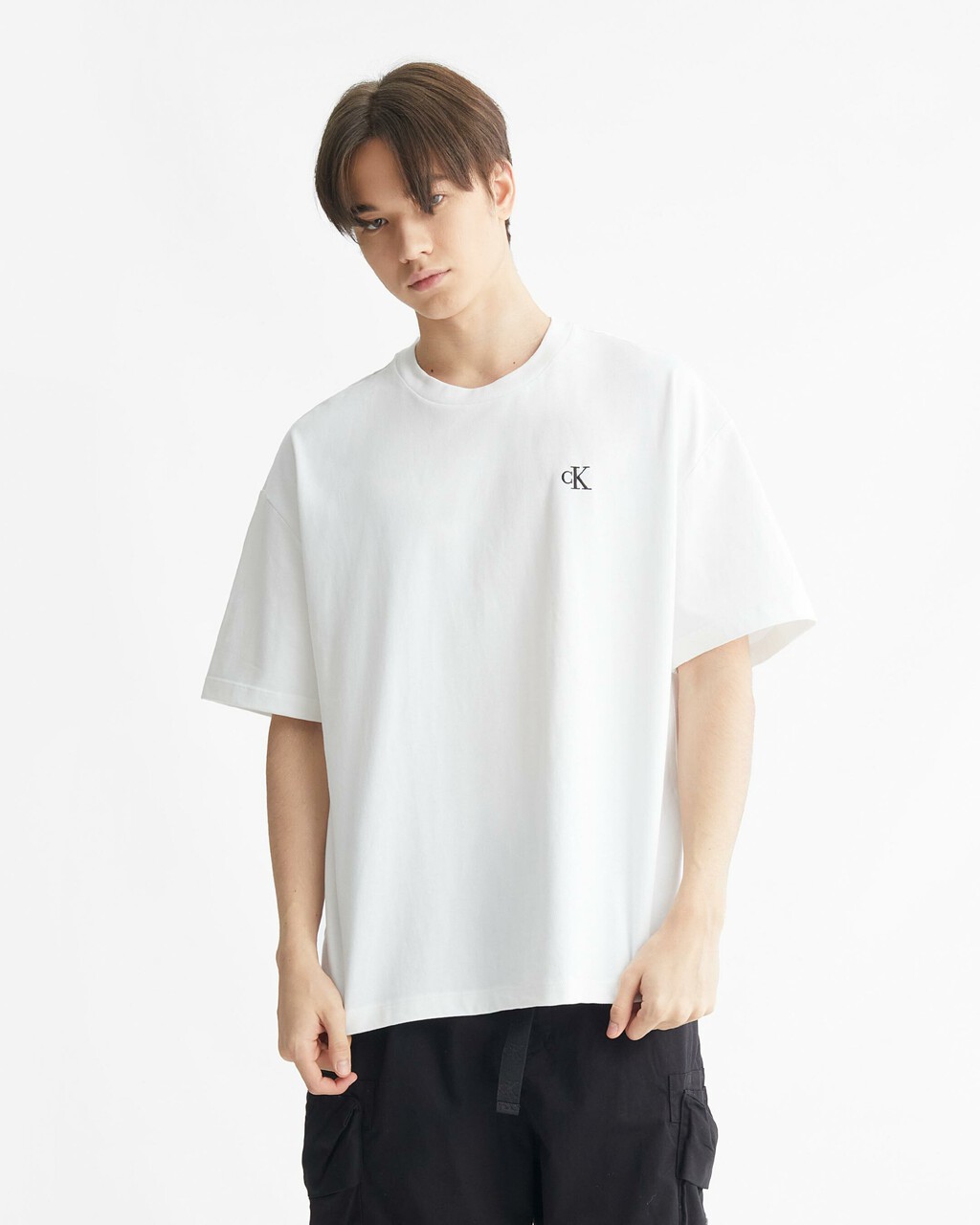 GENDER NEUTRAL RELAXED TEE, Bright White, hi-res