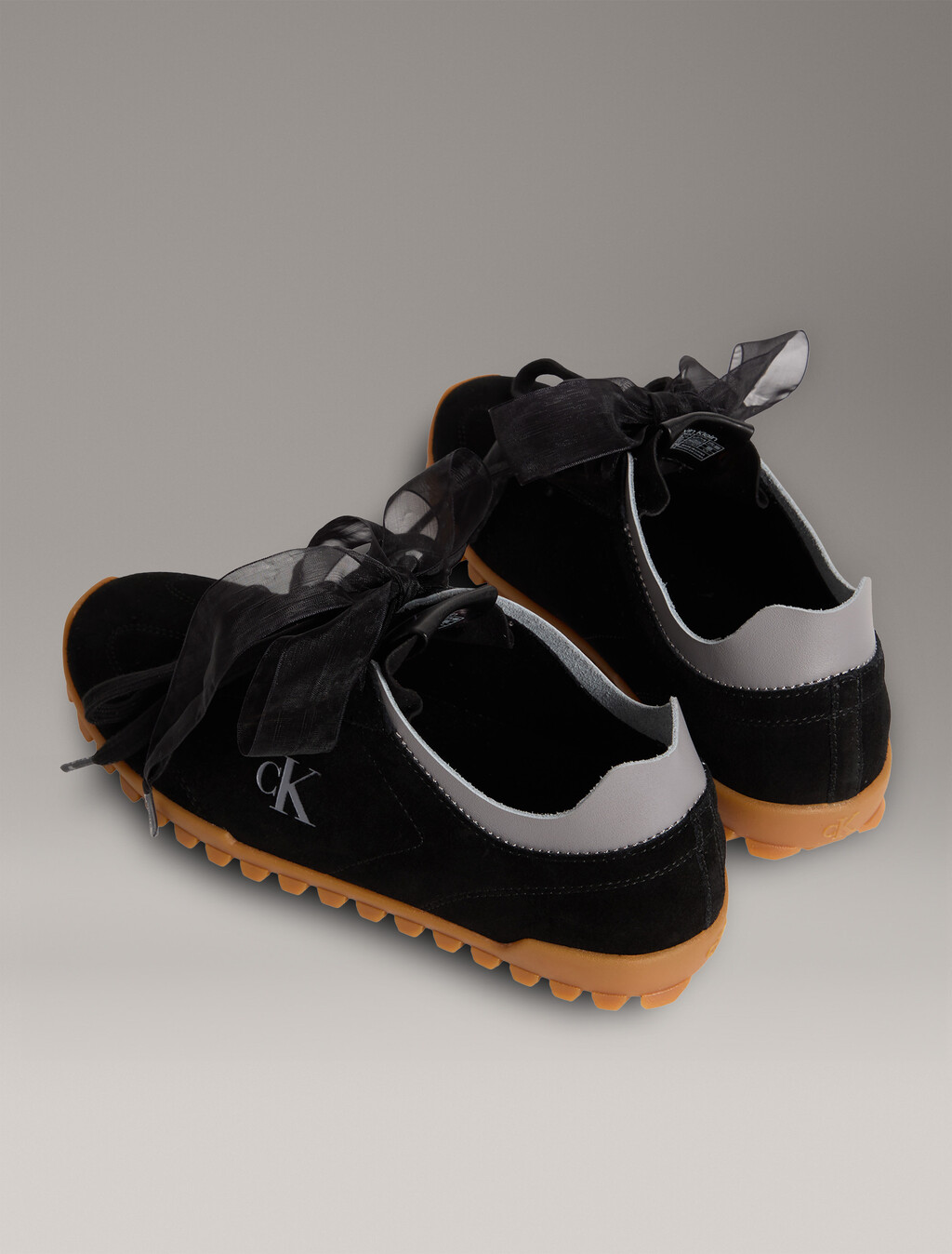Murica - Suede Organza Runner Trainers, Ck Black, hi-res
