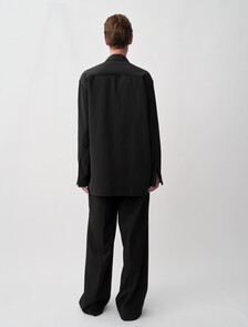 Simone Wide Leg Trousers, Black, hi-res