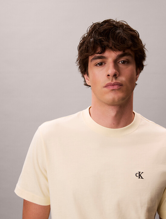 Embroidered Monogram Logo Relaxed T-Shirt