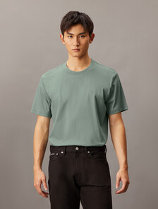 UV Protect Smooth Cotton Tee, Lead, hi-res